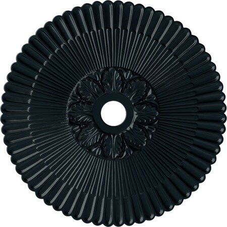 Ekena Millwork Melonie Ceiling Medallion (Fits Canopies up to 6 1/4"), Hnd-Painted Night Shade, 36 1/4"OD x 1 7/8"P CM36MENSF